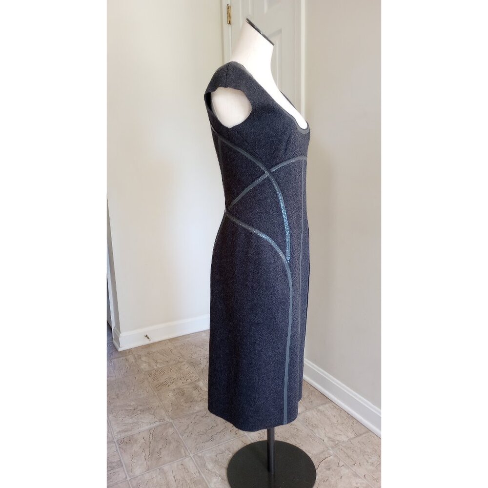 2007 Prada paneled wool midi dress - Picture 2 of 8
